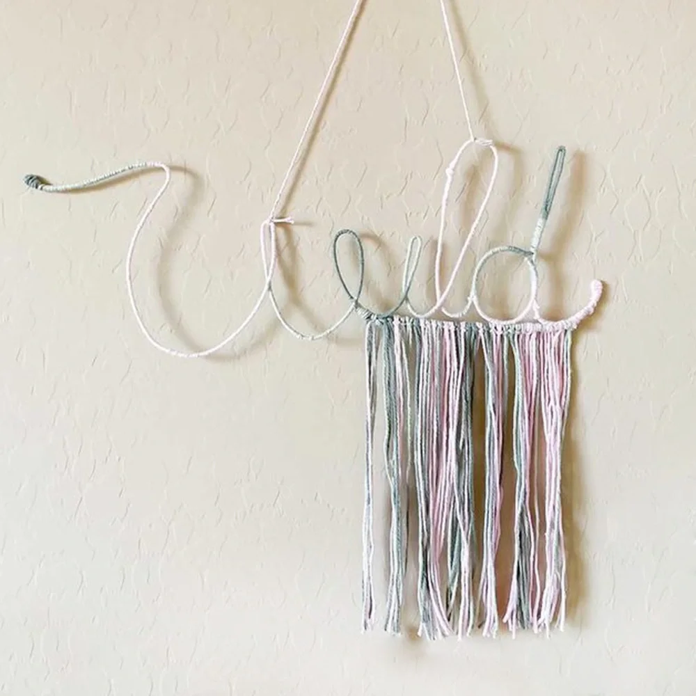 WILD Wall‎ Decor Catcher Bohemian Handmade Letter